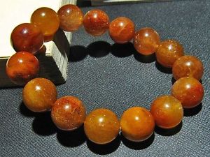 ̵ۥ֥쥹åȡꡡ󥦡󥴡ǥ饦ɥ֥쥹å13mm rare 3a natural orang golden rutilated quartz round bracelet gift bl6765