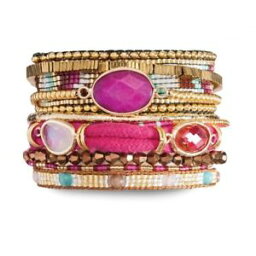 ヒパネマ 【送料無料】ブレスレット　アクセサリ—　ブレスレットブラジルチェリーサイズbracelet brazilian multi rows * hipanema * cherrysize l 19 cm