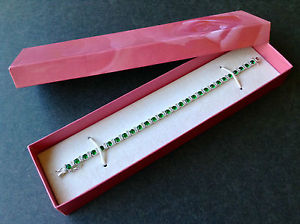 【送料無料】ブレスレット アクセサリ— スターリングシルバーペリドットテニスブレスレットブランドクリスマスsterling silver cz an...