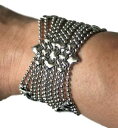 yzuXbg@ANZT?@Vo[bVo^tCJtuXbgZWIOeBGXTCYliquid metal silver mesh butterfly cuff bracelet sergio gutierrez b77 all sizes