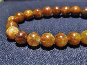 ̵ۥ֥쥹åȡꡡǥ饦ɥӡȥå֥쥹å9mm 4a natural golden rutilated quartz round beads stretch bracelet gift bl3999