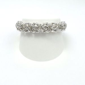 【送料無料】ブレスレット　アクセサリ—　ニュースターリングビザンチントルコロープリンクブレスレット75319gr sterling silver byzantine turkish rope link bracelet 75 319gr