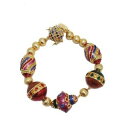 【送料無料】ブレスレット　アクセサリ—　ジェイエナメルブレスレットjay strongwater holiday festive ornament bracelet with rhinestones and enamel