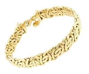 【送料無料】ブレスレット アクセサリ— ビザンチンブレスレットゴールドブレスレットbyzantine bracelet 18ct gold doub...