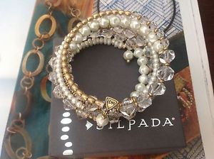 【送料無料】ブレスレット　アクセサリ—　スワロフスキークリスタルブレスレットスターリングシルバーミントsilpada swarovski crystal bracelet 925 sterling silver b1147 mint