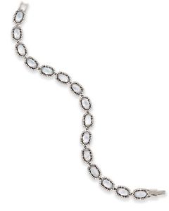 【送料無料】ブレスレット アクセサリ— スコットアンティークシルバードルテニスブレスレットnwtkendra scott cole tennis bracelet in antique silver~pearls~crystals~250