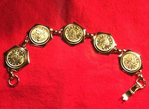 【送料無料】ブレスレット アクセサリ— 1865アメリカリバティードル25ドルクォーターイーグルコインブレスレットボックス1865 usa gold...