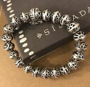 【送料無料】ブレスレット　アクセサリ—　スターリングビーズボールブレスレット listingsilpada sterling silver hemisphrere magnetic filigree bead ball bracelet b2905