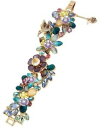 【送料無料】ブレスレット　アクセサリ—　ジョンソンスプリングブレスレットbetsey johnson spring ahead flower statement bracelet nwt