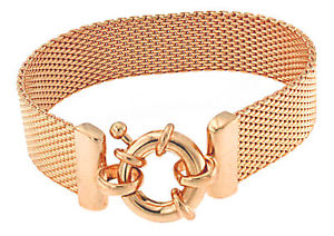 ̵ۥ֥쥹åȡ—milanese9italychain bracelet gold milanese ros lined nine man woman gift jewelry from italy