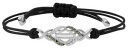 【送料無料】ブレスレット　アクセサリ—　ツイストブレスレットharleydavidson womens salt amp; pepper twist embellished bracelet hdb0400 7