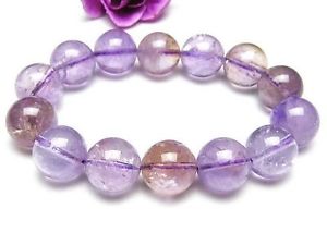 【送料無料】ブレスレット アクセサリ— ラウンドビーズブレスレットアメジストシリトン15mm 5a natural ametrine round b...