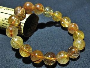 ̵ۥ֥쥹åȡ—ǥ饦ɥӡ֥쥹å12mm 4a natural titin golden ruti...