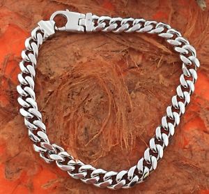 【送料無料】ブレスレット アクセサリ— イタリアフラットチェーンリンクitalian flat braceletsterling silvermen...