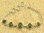 ̵ۥ֥쥹åȡꡡ֥쥹åȥݥå奷Сmoldavite bracelet polished 1720cm silver925 1413g other744