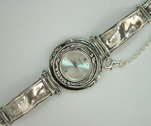 ブレスレット　アクセサリ—　イスラエルスターリングシルバーブレスレットw00664 shablool israel didae handcrafted sterling silver 925 bracelet watch