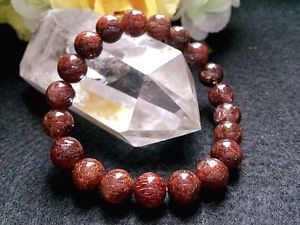 ̵ۥ֥쥹åȡ—֥󥺥饦ɥ֥쥹å10mm 6a natural red bronze golden rut...