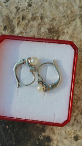 【送料無料】ブレスレット　アクセサリ—　イアリングホワイトゴールド750155g 18 klovely earrings studs white gold 18 k750 pearl1,55g