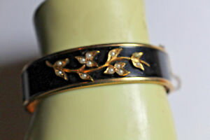 【送料無料】ブレスレット　アクセサリ—　アンティークバインダーブラザーズゴールドエナメルシードパ..