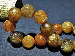 ̵ۥ֥쥹åȡ—ǥ饦ɥӡ֥쥹å135mm rare 5a natural golden ruti...