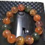 【送料無料】ブレスレット　アクセサリ—　ルチルroundブレスレット15mm aaanatural colorful rutilated quartz crystal round beads bracelet 15mm aaa