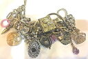 【送料無料】ブレスレット　アクセサリ—　ビンテージブレスレットvery rare vintage juicy couture chunky prefixed charm bracelet