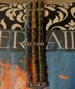 【送料無料】ブレスレット　アクセサリ—　バリロバートマンスシルバーブレスレットbali designs by robert manse silver amp; 18k 4590 twct gemstones bracelet