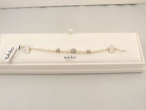 楽天hokushin【送料無料】ブレスレット　アクセサリ—　ブレスレット18ktホワイトゴールドボールyukikobracelet pearls cultivated yukiko with balls in 18 kt white gold