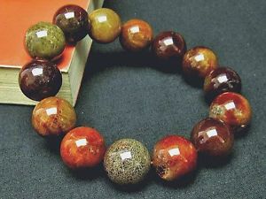 ̵ۥ֥쥹åȡꡡ֥󥺥ǥ饦ɥ֥쥹å16mm rare 6a natural bronze golden rutilated quartz round bracelet gift bl5442