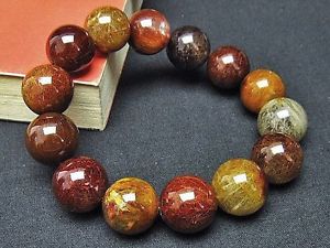 ̵ۥ֥쥹åȡꡡ֥󥺥ǥ饦ɥ֥쥹å16mm rare 6a natural bronze golden rutilated quartz round bracelet gift bl9403