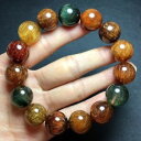 yzuXbg@ANZT?@`^`Ehr[YuXbgnatural colorf titanium rutilated quartz crystal round beads bracelet156mm aaaa