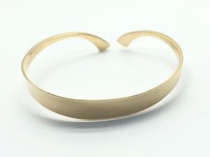 ブレスレット　アクセサリ—　カフブレスレットkイエローゴールドgold cuff bracelet 14k yellow gold 163g cmp004390