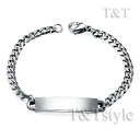 yzuXbg@ANZT?@t14cmbbr153st 35mmXeXiduXbgtamp;t 35mm stainless steel curb chain id bracelet for children 14cm bbr153s