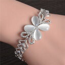 【送料無料】ブレスレット アクセサリ— platiumオーストリアbeautiful platium plated austrian crystal bracelets(4)