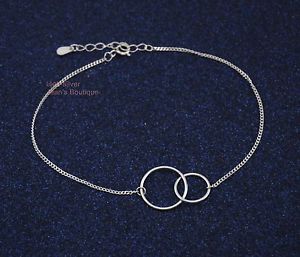 925 sterling silver infinity ring circle karma bracelet gift 15517cm a2625925 スターリングブレスレット15517cm a2625※注意※NYからの配送になりますの...