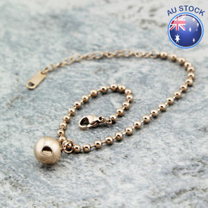 【送料無料】ブレスレット　アクセサリ—　18k12mmボールペンダントブレスレット18k rose gold filled w..