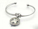 【送料無料】ブレスレット アクセサリ- ステンレスジルコンテディーベアブレスレットfashion stainless steel simple inlaid zircon teddy bear bracelet