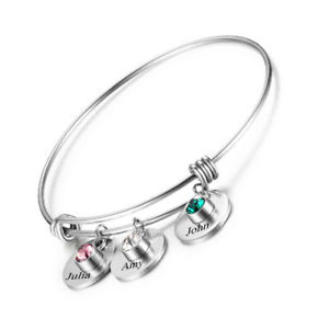 ̵ۥ֥쥹åȡ—ѡʥ饤֥쥹åȥpersonalized birthstone name bracelet...