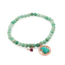 【送料無料】ブレスレット アクセサリ- ステンレスアマゾンブレスレッツ stainless steel crystal agate pearls amazon stone bear bracelets