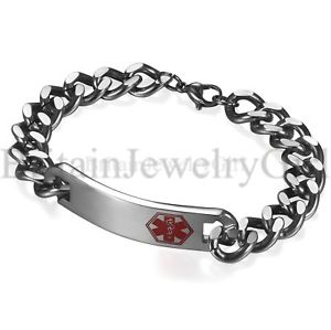 【送料無料】ブレスレット アクセサリ— 10mmfree enrgavingidチェーン10mm high polished free enrgaving medical alert id chain bracelet for men women 【送料無料】ブレスレット アクセサリ— 10mmfree enrgavingidチェーン10mm high polished free enrgaving medical alert id chain bracelet for men women