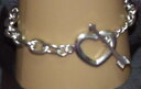 yzuXbg@ANZT?@X^[OVo[n[ggONXvuXbg 925 sterling silver heart and arrow toggle clasp bracelet