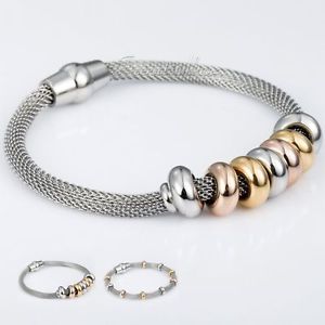 【送料無料】ブレスレット アクセサリ— beads meshステンレスwomensブレスレットジュエリーmothers day gift beads...
