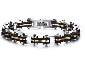 ̵ۥ֥쥹åȡꡡƥ쥹󥺥֥쥹åfor friends gift stainless steel mens women bicycle chain bracelet 9mm 88