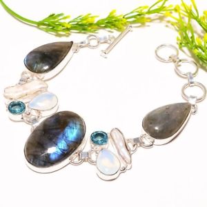 【送料無料】ブレスレット　アクセサリ—　opaliteブレスレット78 sb1002labradorite, opalite gemstone fashion jewelry bracelet 78 sb1002