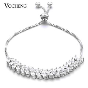 yzuXbg@ANZT?@hbvXg[AWX^u`F[uXbgvocheng water drop cz stone 2 colors adjustable chain bracelet for women vg083