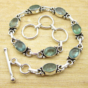 8 18 bracelet exclusive apatite silver plated jewelry everyday wear ブレスレットアパタイト※注意※NYからの配送になりますので2週間前後お時間をいただきます。人気の商品は在庫が無い場合がございます。ご了承くださいませ。サイズの種類の商品は購入時の備考欄にご希望のサイズをご記載ください。　携帯メールでの登録ですと楽天からのメールが届かない場合がございます。