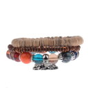 【送料無料】ブレスレット アクセサリ— ブレスレットチャクラレースビーズカラフルメスビーズアップbracelet elephant charms chakra lace up beaded meditations colorful female beads(4)