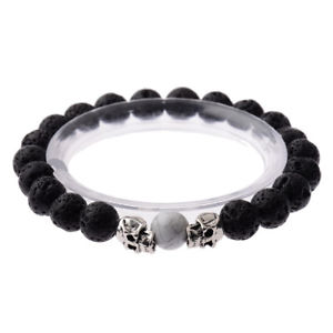 【送料無料】ブレスレット アクセサリ— ブレスレットスケルトンシルバーカジュアルラグジュアリービーズbracelet skeletons stones sliver plated zinc alloy casual luxury men women beads