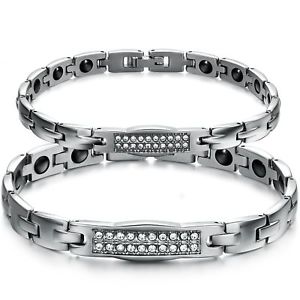 【送料無料】ブレスレット アクセサリ— シルバーステンレススチールリンクチェーンブレスレットレディースメンズカップルsilver stainless...