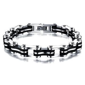 ̵ۥ֥쥹åȡꡡȥХХ󥹥ƥ쥹󥺥֥쥹åtrendy motorcycle bike chain stainless steel charming mens bracelet 885